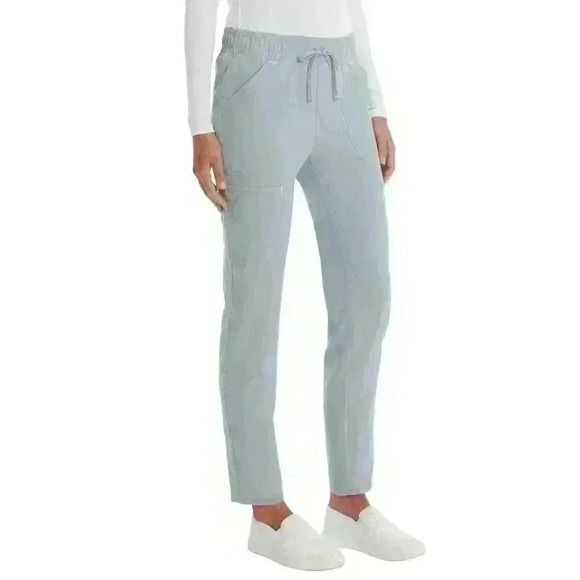 NWT Scrubstar Womens Active Stretch Drawstring Tapered Leg Scrub Pant 3XL Grey - Picture 6 of 12